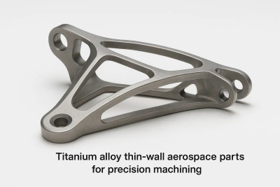 Mašinska obrada tankih zidova od legure titanijuma{0}}a za vazdušne delove