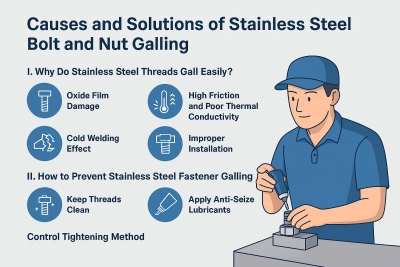 Causes and Solutions of Stainless Steel Bolt and Nut Galling